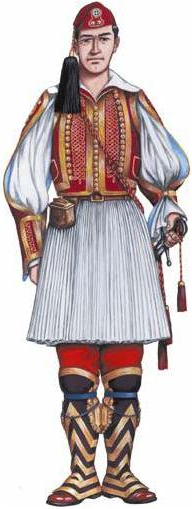 ευζωνική αξιωματικού